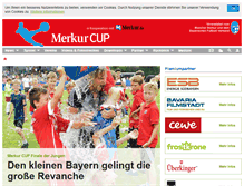 Tablet Screenshot of merkurcup.de